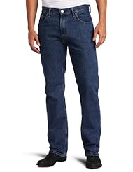 Apparel: Levis Mens 505 Regular Fit Jean, Dark Stonewash, 34x32 - Levi's Clothing Mens