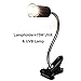 UVA UVB Flexible Clamp Lamp Holder - Reptile Terrarium Clip On Light Fixture,Max 300W Heat Lamp Stand Fixture(One 75W lamp+Lamp Holder)
