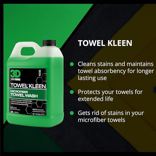 3D Towel Kleen Concentrated Microfiber Detergent - Deep Cleans, Restores & Maintains photo 8