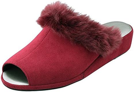 Amazon パンジー スリッパ 婦人用室内履き レディースルームシューズ 高級感のあるスエード調素材 9452 M 23 0 23 5cm ワイン Pansy パンジー スリッパ ルームシューズ