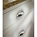 Franklin Brass Contemporary Cup (25-Pack) Cabinet Handles 3' Hole Center Satin Nickel Kitchen Drawer Pulls Dresser, Furniture Hardware P34702-SN-B