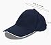 5 LED Light Baseball Cap Hat - Best Hands Free Solution - Camping - Hiking - Walking - Jogging - Plumbing - Auto Mechanics - High Beam Lights，Hands-Free Flashlight (Blue)