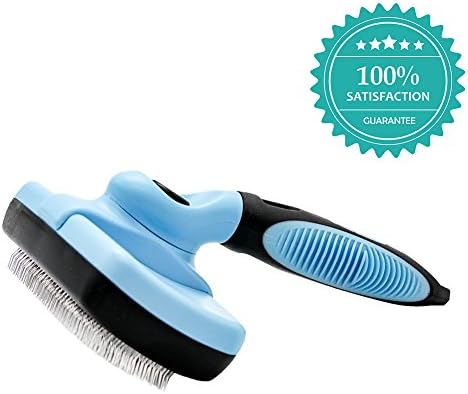 Living Express Self-Cleaning Pet Slicker Brush - Easy to Clean &amp; Remove Mats, Tangles, and Loose Hair – Best Grooming Tool for Dogs and Cats with Short or Long Hair