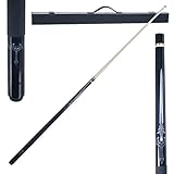 Trademark Global Blue Sword Billiard Cue with Case