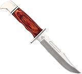 Buck Knives 0119 Special Fixed Blade Knife with Leather Sheath - 75th Anniversary Addition