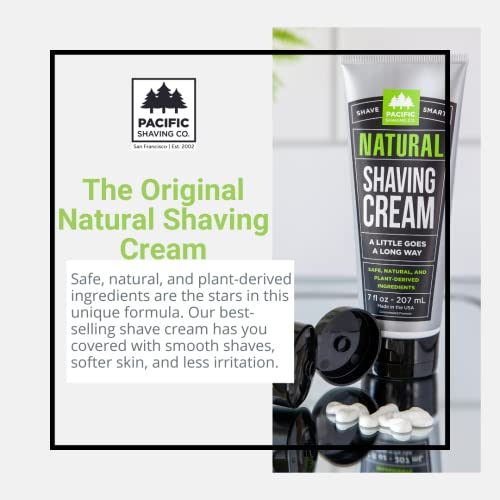 Pacific Shaving Company Natural Shaving Cream Shea Butter + Vitamin E