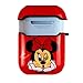 DISNEY COLLECTION AirPods Case Protectiv Cover, Headphone Accessory, Fully Protected Shockproof case with Keychain Clip Carabiner, Compatible with Apple AirPods (Red Minnie)thumb 1