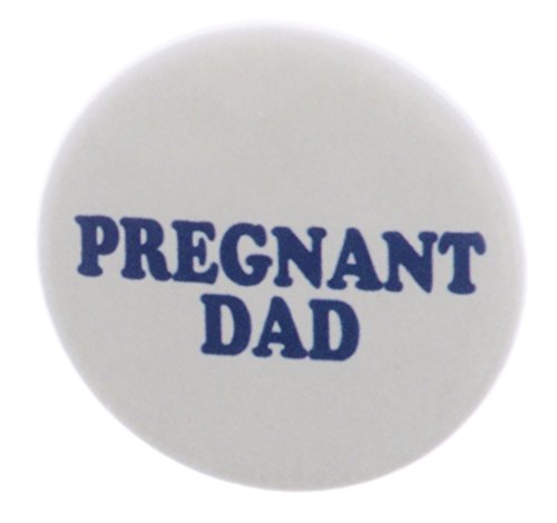 A&T Designs Pregnant Dad 2.25" Keychain - Pregnancy Father to be New Baby