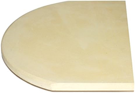 Ceramic Grill Store 9" x 12" Ceramic Pizza Stone/Heat Deflector for Large Primo Ceramic Grills.