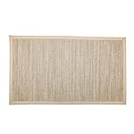Valdler Indoor And Outdoor Door Mat Rug Rectangular Non-Slip 18-Inch By 30-Inch Beige