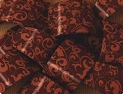 Chocolate transfer sheet - Filigree