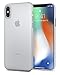 Spigen Air Skin iPhone X Case with Semi-Transparent Lightweight Material for Apple iPhone X (2017) - Soft Clear