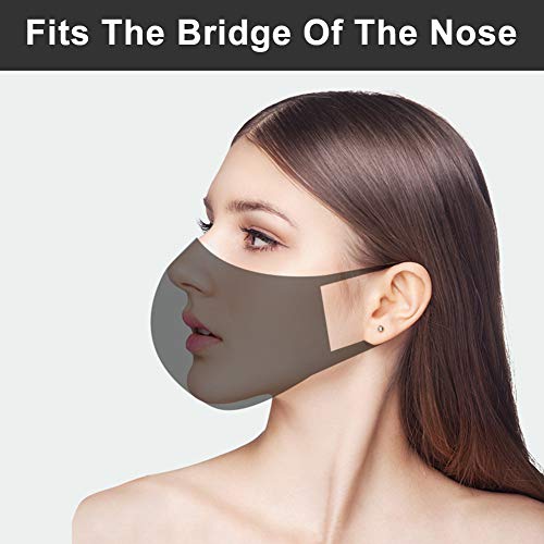 6 Pack Reusable Cotton Fabric, Fashion Protective, 100% Cotton Unisex Black Dust Cotton, Washable