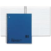 Rediform National 33360 3 Subject Wirebound Notebook College Rule 6 x 9 1/2 White 150 Sheets