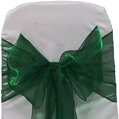 Amazon Com Mds Pack Of 100 Organza Chair Sashes Bow Sash For