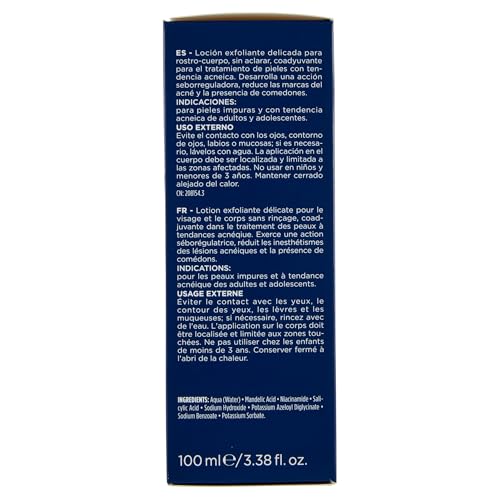 Acnestil Micropeeling, Intensives Gesichtspeeling mit Salicylsäure, Reinigungspeeling Gegen Hautunreinheiten, Für Unreine, Zu Akne Neigende Haut, 100 ml Packung