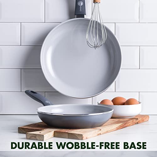 GreenPan Dover Healthy Ceramic Nonstick, 10 Piece Cookware Pots and