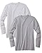 Hanes Men's 2 Pack Long Sleeve Nano T-Shirt - 1 Ash / 1 Light Steel - X-Large