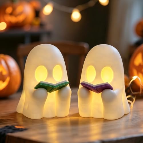 DAZONGE 2Pack 3D Printed LED Reading Ghost