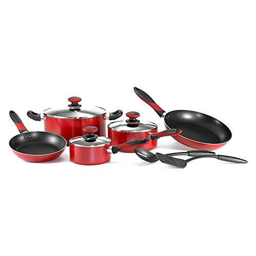 Mirro A797SA Get A Grip Aluminum Nonstick Cookware Set, 10-Piece, Black 1 Mirro A797SA Get A Grip Aluminum Nonstick Cookware Set, 10-Piece, Black