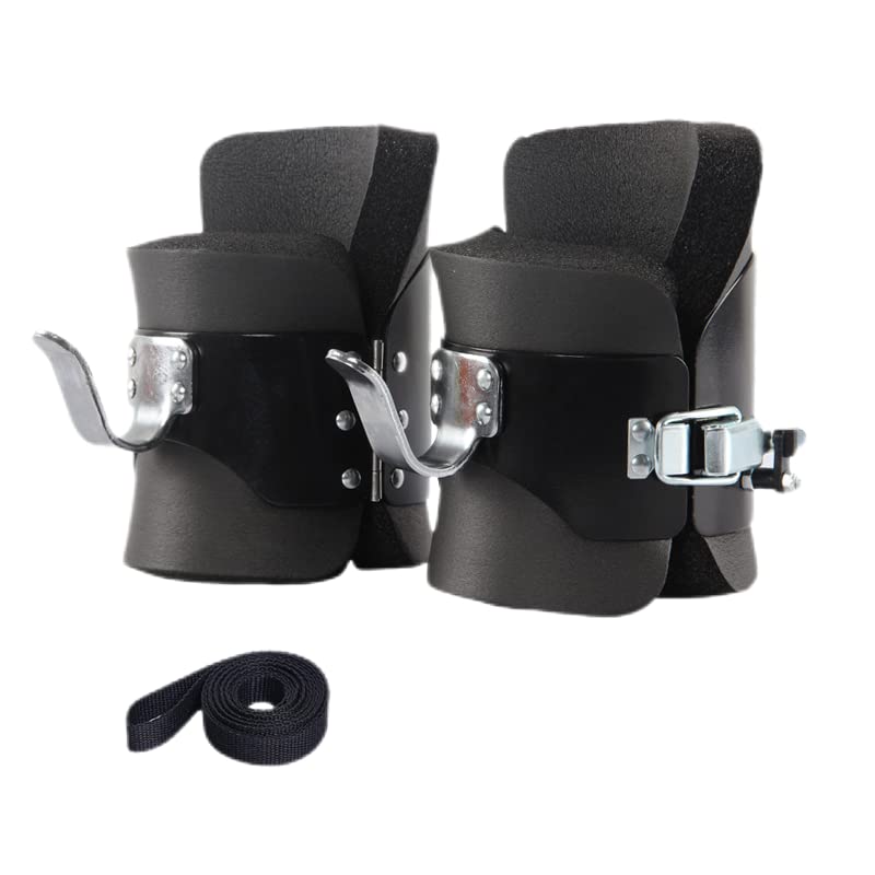 KYLINFIT Anti-Gravity Boots Reverse Abdominal Crunch Sitting Bar Hooks Therapy Core Gym, Black