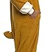 Silver Lilly Unisex Adult Pajamas - Plush One Piece Cosplay Corgi Animal Costume
