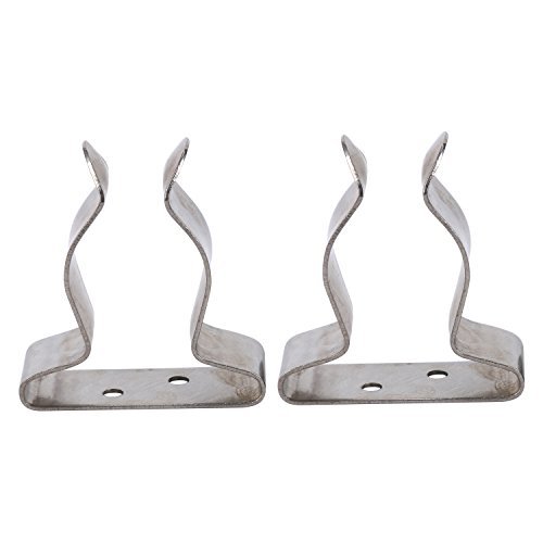 Amarine Made Pair of Stainless Steel Boat Hook Spring Clamp Holder