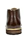 Bruno MARC BERGEN-02 Men's Formal Modern Lace Up Leather Lined Short Ankle Oxford Dress Boots DARK BROWN SIZE 9