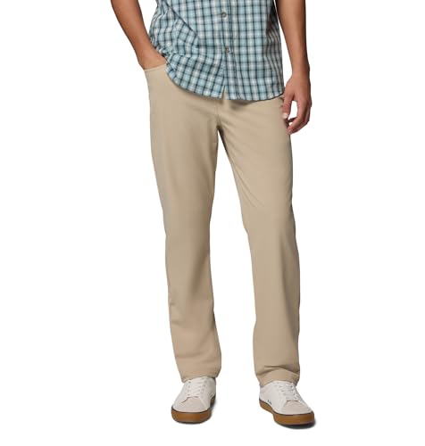 Columbia Men's ROC Tech 5 Pocket Pant, Ancient Fossil, 40 x 30