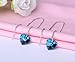 Most Beloved Sterling Silver Open Heart Threader Drop Earrings