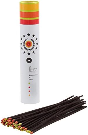 Fredericks and Mae 48 Fireplace Matches - Reds