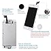 Screen Replacement for iPhone 6S White with Home Button and Camera, Bsz4uov 3D Touch Screen Digitizer Replacement for A1633, A1688, A1700,with Proximity Sensor Ear Speaker,Tempered Glass Repair Tools