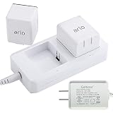 Charging Station for Arlo Charger for Arlo Batteries for Arlo Pro & Arlo Pro 2 & Arlo Go & Arlo Security Light VMA4410 Fireproof Material Adapter Pass FCC & UL Certified
