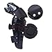 Tera 1 Pair of Adults Fashion Knee Shin Armor Protect Guard Pads Accessories with Plastic Cement Hook for Motorcycle Motocross Racing