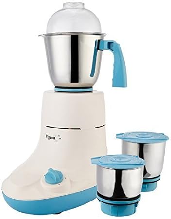 Pigeon by Stovekraft Torrent 750-Watt Mixer Grinder with 3 Jars (Cream)