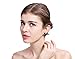 FIBO STEEL 3 Pairs Stainless Steel Studs Earrings for Men Women Cubic Zirconia Inlaid,5mm Available