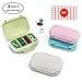 4 PC Pill Cases 4 Removable Compartments Pill Box Organizer Medicine Travel Pill Case for Pocket or Purse Daily Pill Box (4PCS Pill Cases 4 Removable Compartments)