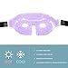 Perfecore Cooling Gel Eye Mask Cold Compress for Puffy Eyes, Dark Circles, Headaches, Purple