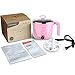 Liven Mini Waffle Maker, 3-in-1 Waffle Maker with Removable Non-Stick Plates, Compact Design, Easy to Clean, Perfect for individuals, On the Go Breakfast, Lunch, Snack, Pink