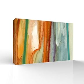 Wall26-Canvas Wall Art-Abstract Colorful Lines-Giclee Painting Wall Art for Bedroom Living Room Home Decoration - 12x18 inches