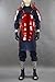 Mtxc Men's Naruto Cosplay Costume Madara Uchiha Outfit 1st Size Large Blue