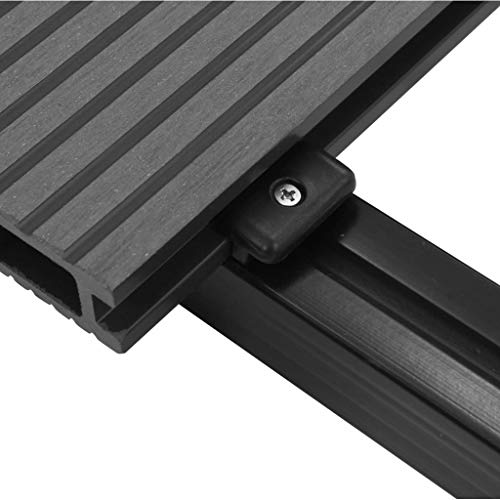 vidaXL WPC Terrassendielen 10m² 2,2m 25mm Komplettbausatz Komplettset Diele – Bild 7