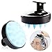 Hair Scalp Massager Shampoo Brush, Pack of 2 Hair Shampoo Massage Brush/Body Washing Massager/Soft Silicone Comb/Shower Hair Brush (Black)