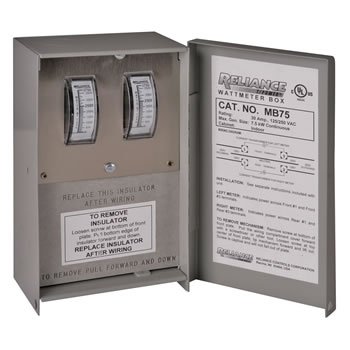 Reliance Controls Corporation MB125 Indoor 50-Amp Meter Box