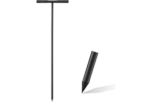 HARRMS Soil Probe Rod, 32-48inch Adjustable Ground Rod with T-Handle - Metal Soil Probe for Locating Septic Tank, Tile Probing, Soil Compaction, Pipe and Gopher Runs Locating Tool