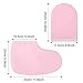 Bememo 4 Pairs Paraffin Wax Mitts and Booties, Wax Bath Mitts and Booties Reusable Paraffin Wax Mitts for Hand and Feet, Terry Cloth Insulated Mittens for Heat Therapy Spa Treatment (White and Pink)