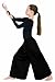 Eurotard 13696c Child Palazzo Pants (Black, Small/Medium)