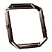 For Fitbit Blaze, TOOPOOT Stainless Steel Replace Metal Frame For Fitbit Blaze Smart Watch (coffee)
