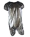 Haian Unisex Transparent Super Soft PVC Adult Baby Rompers (Transparent Black, XX-Large)