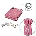 BGment Kids Blackout Curtains for Bedroom - Silver Star Printed Thermal Insulated Room Darkening Grommet Curtains for Living Room, Set of 2 Panels (52 x 63 Inch, Pink)
